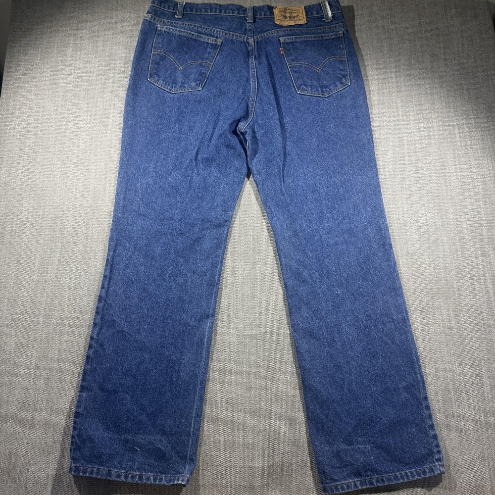 Vintage Levis 517 Jeans Mens 40x32 Blue Bootcut Orange Tab 20517-0217 USA 80s
